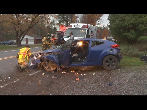 Two injured in Route 350 Wreck