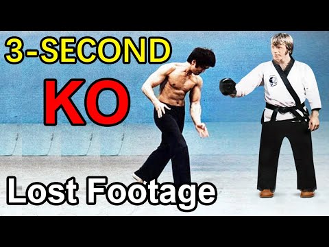 Bruce Lee KO Fastest Karate Champion in 3 Seconds | Rare Real Fight Footage