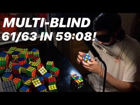 Multi-Blind: 61/63 in 59:08 (Former WB) Video