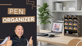 Wooden Desk Pen Organizer Review