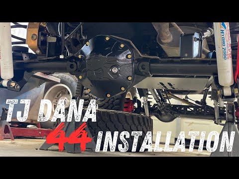 Jeep TJ Dana 44 Rear Axle Build & Installation Setup