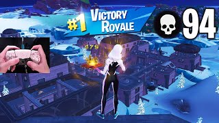 94 Elimination Solo Squads Gameplay with Ps5 handcam + best controller settings