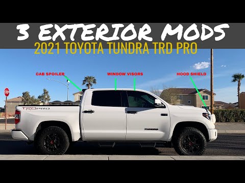 3 Exterior Mods || 2021 Toyota Tundra TRD PRO ||