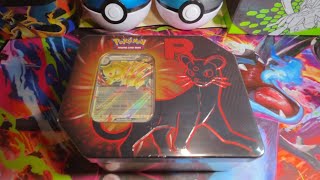 Opening a Team Rocket’s Persian ex Tin! | Pokémon Tin Opening