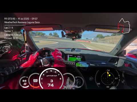 992 GT3 RS Laguna Seca Porsche Track Precision