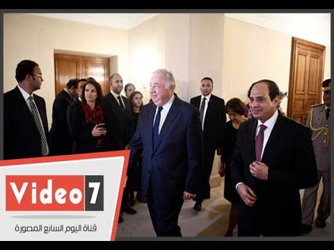 الرئيس السيسى يبحث مع رئيس مجلس الشيوخ الفرنسى العلاقات الثنائية