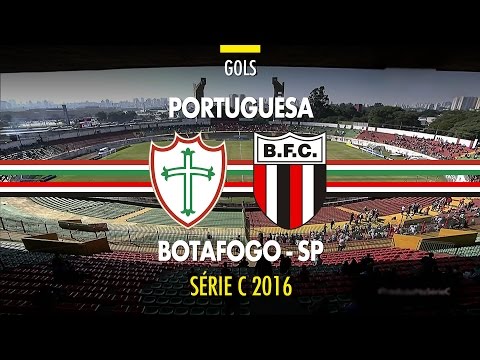 Gols - Portuguesa 0 x 5 Botafogo - Série C - 12/06/2016