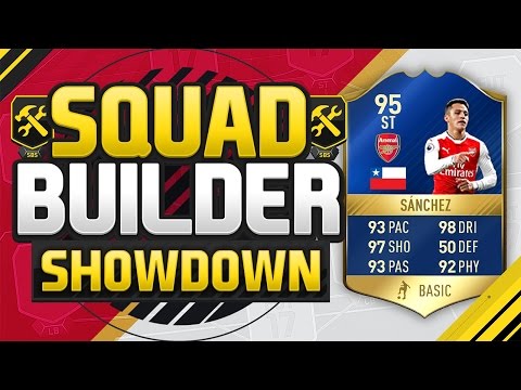 FIFA 17 SQUAD BUILDER SHOWDOWN!!! TEAM OF THE SEASON SANCHEZ!!! Alexis Sanchez Squad Builder Duel