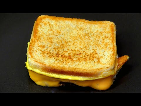 Crispy Delicious Egg & Cheese Toast | One Pan Egg Toast | Quick Breakfast Sandwich Hack