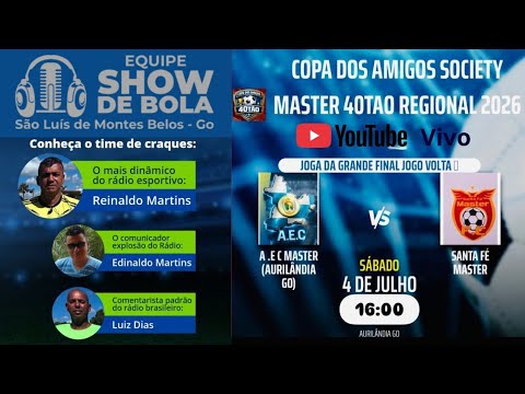              FINAL MASTER 2026             Aurilândia 03 x 03  Santa Fé.  