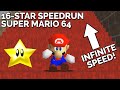 Super Mario 64 Speedrun 16 Stars Commentated By Maurits