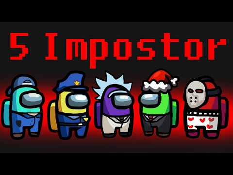 AMONG US MA CON 5 IMPOSTORI *LOBBY HACKER*