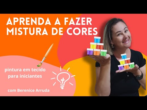 Fabric painting: how to mix colors