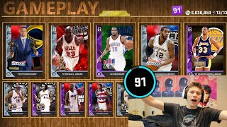 USING THE 91 DRAFT TO WIN IT ALL! NBA 2K16 DRAFT