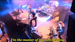Stratovarius - I walk to my own song ( Live ) - with lyrics