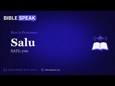 How to Pronounce Salu video thumbnail