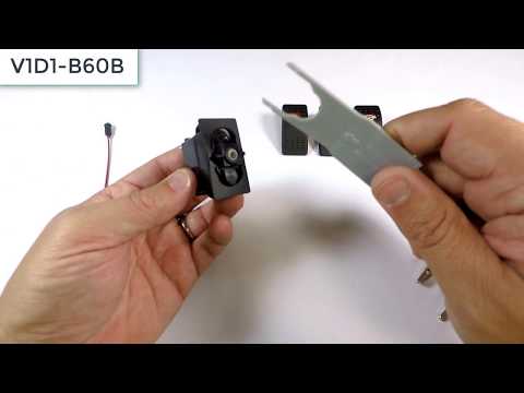ON-OFF, SPST Rocker Switch Function and Wiring