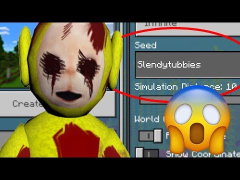 Minecraft "SLENDYTUBBIES" World (Warning: Scary Minecraft Seed)