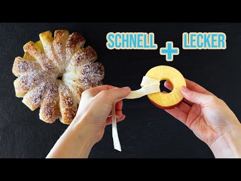 Blätterteig Apfelringe  - schneller und einfacher geht’s nicht
