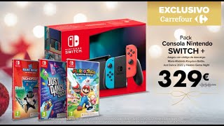Carrefour Pack exclusivo Carrefour. Consola Nintendo Switch  anuncio