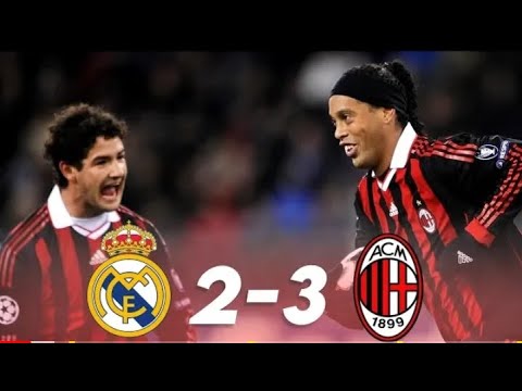 Real Madrid 2-3 Milan AC - All Goals & Highlights - UCL 2009/10 (group stage)