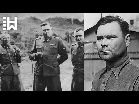 Execution of Josef Kramer - Nazi Commandant in Auschwitz & Bergen-Belsen - World War 2