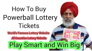 how to buy Powerball lottery tickets | how to play online lottery | how buy Lottery Tickets in india