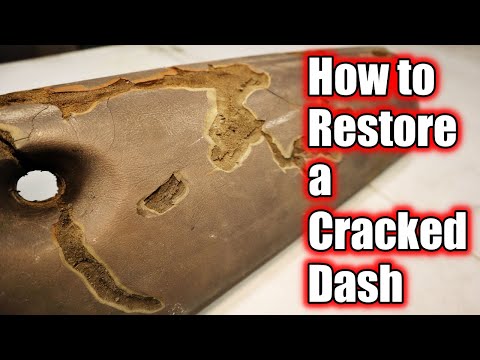DIY Cracked Padded Dashboard Repair | How to Refurbish a Cracked Dashboard | Rebuild Your Dash Pad