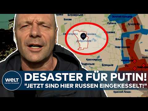 UKRAINE-KRIEG: Desaster für Wladimir Putin! "Jetzt sind hier einige Russen eingekesselt!"