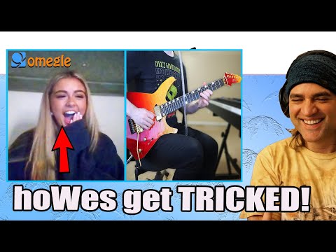 GUITAR TEACHER REACTS to Guitarist AMAZES strangers on OMEGLE using a TALKBOX - the dooo reaction