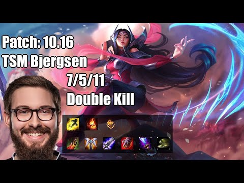 TSM Bjergsen MID Irelia vs Akali NA Ranked 10.16 7/5/11