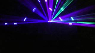 lightmaXX CLUB THREE 3-fach Laser, Grün/Pink/Blau