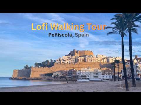 Hidden Gem in Spain 🇪🇸 | Peñíscola Walking Tour & Sea Views (No Talking)