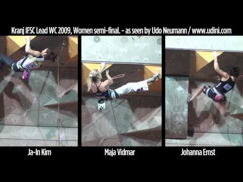Kranj climbing WC 2009 women semifinals