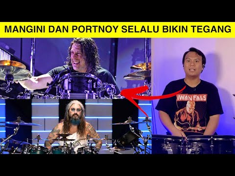 REACTION MIKE PORTNOY DAN MIKE MANGINI - DREAM THEATER DRUMMER