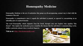 Homeopathy Medicine Singapore
