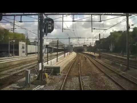 [cabinerit] A train driver's view: Rotterdam CS - Dordrecht, VIRM, 1-Sep-2014.
