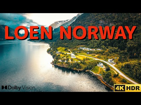 Loen, Norway in 4K: Stunning Fjords, Glaciers & Waterfalls! 🌍 Most Scenic Destination!