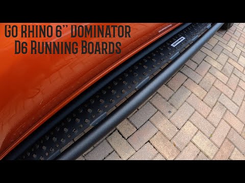 Go Rhino 6\" Dominator D6 Running Boards / Side Steps for Toyota Tacoma 3rd Generation