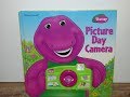 Barney Big Interactive Book Picture Day Camera Story