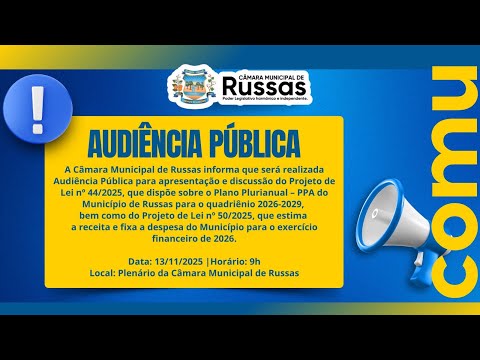 AUDIÊNCIA PÚBLICA 13.11.2025