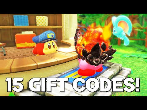 How To Redeem 15 Different Gift Codes in Kirby And The Forgotten Land