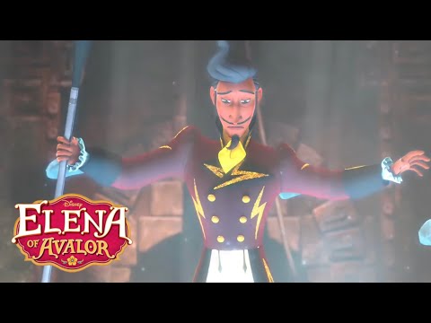 Esteban Gets a new Wand and a new Power - Elena of Avalor | Captain Mateo (HD)
