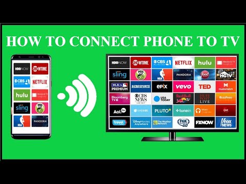 How to Connect Mobile Phone to TV Share Mobile Phone Screen on TV Video