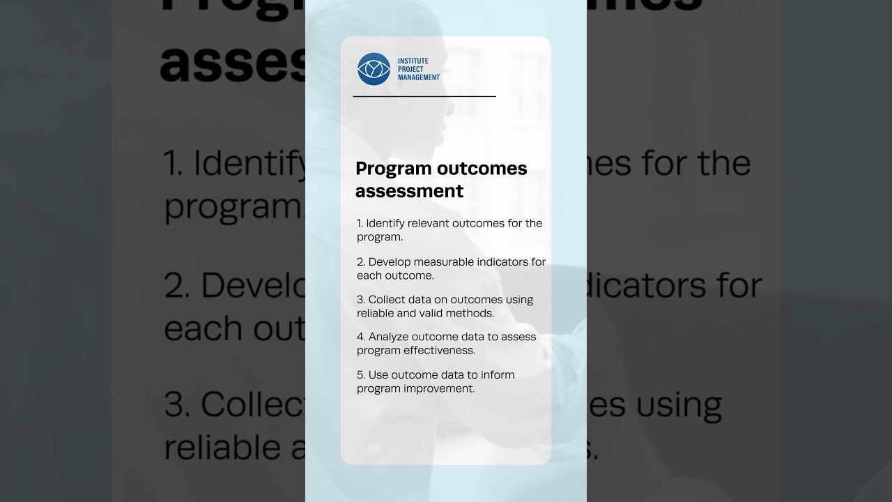 Program outcomes assessment