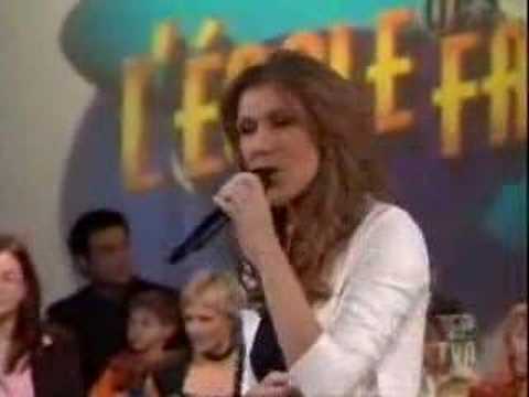 Celine sings "Destin" live