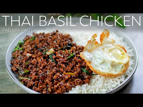Thai Basil Chicken Recipe | Bicapaw | Pad Kra Pao Gai | ผัดกระเพราไก่ | Bangkok Street Food