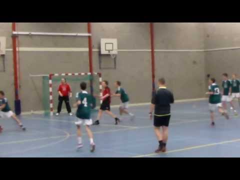 Bekerduel Olympia heren A tegen Swift Helmond: doelpunt Gianni