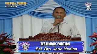 Download Lagu JMCIM | Testimony Portion | Bel. Bro. Jeric Medina | November 15, 2020 Thumbnail