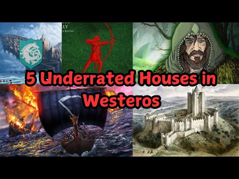 5 Underrated POWERFUL Houses of Westeros - Strength, Power, and More!